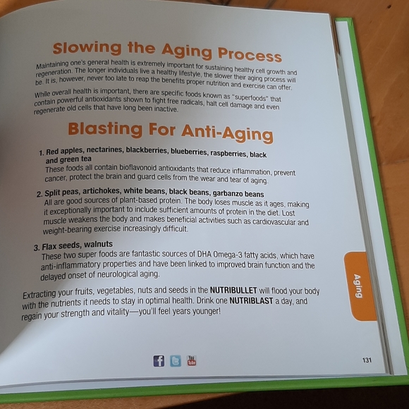 Nwot, hardcover Nutribullet healing foods book - Picture 6 of 11